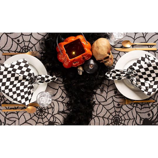 DII® 72" Halloween Lace Tablecloth